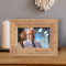 Blow Out The Candles Wish Away Personalized Wooden Frame-6" x 4" Brown Horizontal