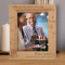Blow Out The Candles Wish Away Personalized Wooden Frame 8" x 10" Brown (Vertical)