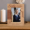 Sixty Never Looked So Good Personalized Wooden Frame 4" x 6" Brown (Vertical)