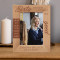 Sixty Never Looked So Good Personalized Wooden Frame 5" x 7" Brown (Vertical)