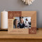 Wishing You A Fabulous Year Personalized Wooden Frame-5" x 3 1/2" Brown Horizontal