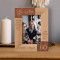 Wishing You A Fabulous Year Personalized Wooden Frame 4" x 6" Brown (Vertical)