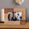 Wishing You A Fabulous Year Personalized Wooden Frame-6" x 4" Brown Horizontal