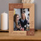 Wishing You A Fabulous Year Personalized Wooden Frame 5" x 7" Brown (Vertical)