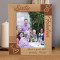 Sixty & Fabulous Personalized Wooden Frame 8" x 10" Brown (Vertical)