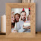 I Wish You An Abundance Of Joy You Truly Deserve It Personalized Wooden Frame 8" x 10" Brown (Vertical)