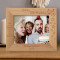 I Wish You An Abundance Of Joy You Truly Deserve It Personalized Wooden Frame-10" x 8" Brown Horizontal