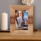 On Your Special Day I Wish You Abundance Of Joy Personalized Wooden Frame 4" x 6" Brown (Vertical)