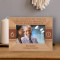 On Your Special Day I Wish You Abundance Of Joy Personalized Wooden Frame-6" x 4" Brown Horizontal