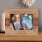 On Your Special Day I Wish You Abundance Of Joy Personalized Wooden Frame-7" x 5" Brown Horizontal