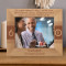 On Your Special Day I Wish You Abundance Of Joy Personalized Wooden Frame-10" x 8" Brown Horizontal