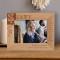 I Wish You A Day Full Of Surprises And A Year Full Of Fun Personalized Wooden Frame 5" x 7" Brown (Vertical)