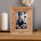 Hello Sixty Personalized Wooden Frame 3 1/2" x 5" Brown (Vertical)