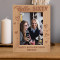 Hello Sixty Personalized Wooden Frame 5" x 7" Brown (Vertical)