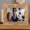 Hello Sixty Personalized Wooden Frame-10" x 8" Brown Horizontal