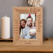 May All Your Dreams Come True Personalized Wooden Frame 4" x 6" Brown (Vertical)