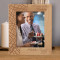 Happy 60th Birthday Personalized Wooden Frame 8" x 10" Brown (Vertical)
