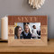 Happy 60th Birthday Personalized Wooden Frame-6" x 4" Brown Horizontal