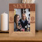 Happy 60th Birthday Personalized Wooden Frame 5" x 7" Brown (Vertical)