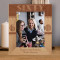 Happy 60th Birthday Personalized Wooden Frame 8" x 10" Brown (Vertical)