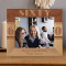 Happy 60th Birthday Personalized Wooden Frame-10" x 8" Brown Horizontal