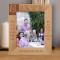 May All Your Dreams Come True Personalized Wooden Frame 8" x 10" Brown (Vertical)