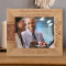 May You Always Have That Shining Smile Like Today Personalized Wooden Frame-10" x 8" Brown Horizontal