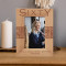 Have A Great 60th Birthday Personalized Wooden Frame 4" x 6" Brown (Vertical)
