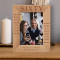 May Your Birthday Overflow With The Love Of Family Personalized Wooden Frame 5" x 7" Brown (Vertical)