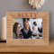 May Your Birthday Overflow With The Love Of Family Personalized Wooden Frame-7" x 5" Brown Horizontal