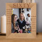 May Your Birthday Overflow With The Love Of Family Personalized Wooden Frame 8" x 10" Brown (Vertical)