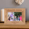 Happy 60th Birthday Personalized Wooden Frame-6" x 4" Brown Horizontal