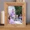Happy 60th Birthday Personalized Wooden Frame 8" x 10" Brown (Vertical)