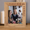 Happy 60th Birthday Personalized Wooden Frame 8" x 10" Brown (Vertical)