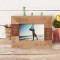 Cousin Is A Friend That Will Love You Forever Personalized Wooden Frame-5" x 3 1/2" Brown Horizontal