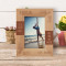 Cousin Is A Friend That Will Love You Forever Personalized Wooden Frame 4" x 6" Brown (Vertical)