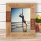 Cousin Is A Friend That Will Love You Forever Personalized Wooden Frame 8" x 10" Brown (Vertical)