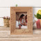 Cousin Personalized Wooden Frame 3 1/2" x 5" Brown (Vertical)