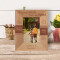 Always My Cousin Forever My Friend Personalized Wooden Frame 3 1/2" x 5" Brown (Vertical)