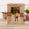 Always My Cousin Forever My Friend Personalized Wooden Frame 4" x 6" Brown (Vertical)