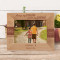 Always My Cousin Forever My Friend Personalized Wooden Frame-7" x 5" Brown Horizontal