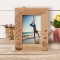 Cousins Are Different Beautiful Flowers In The Same Garden Personalized Wooden Frame 4" x 6" Brown (Vertical)