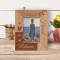 Cousin & Friend Personalized Wooden Frame 3 1/2" x 5" Brown (Vertical)