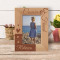 Cousin & Friend Personalized Wooden Frame 4" x 6" Brown (Vertical)