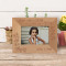 Because I Have A Cousin I Will Always Have A Friend Personalized Wooden Frame-5" x 3 1/2" Brown Horizontal