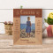We Didn't Realize We Were Making Memories Personalized Wooden Frame 3 1/2" x 5" Brown (Vertical)