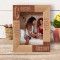 Cousins Are Many Best Friends Are Few Personalized Wooden Frame 5" x 7" Brown (Vertical)