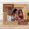 Cousins Are Many Best Friends Are Few Personalized Wooden Frame-10" x 8" Brown Horizontal