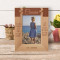 Unlike Friends That Come And Go During Our Lives Personalized Wooden Frame 4" x 6" Brown (Vertical)