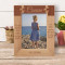 Unlike Friends That Come And Go During Our Lives Personalized Wooden Frame 5" x 7" Brown (Vertical)